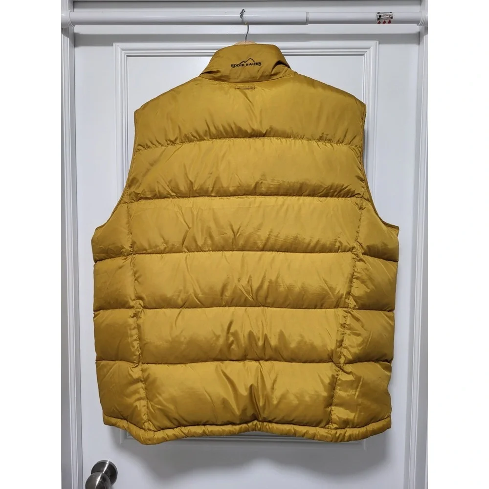 Eddie Bauer Premium Goose Down Full Zip Puffer Vest Unisex Sz 2X